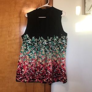 Floral gap sleeveless blouse